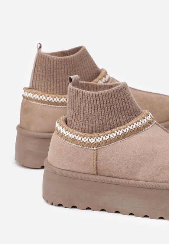 Bézs Hótaposó csizma 6