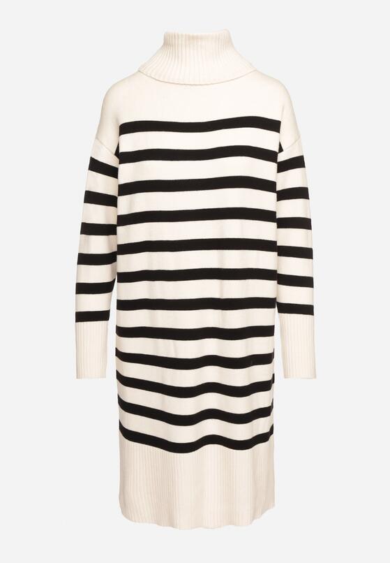 Rochie Crem cu negru 6