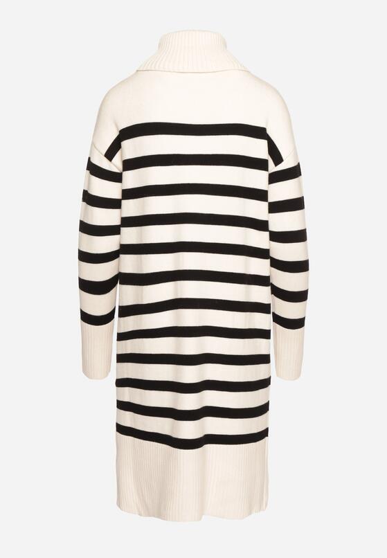 Rochie Crem cu negru 7