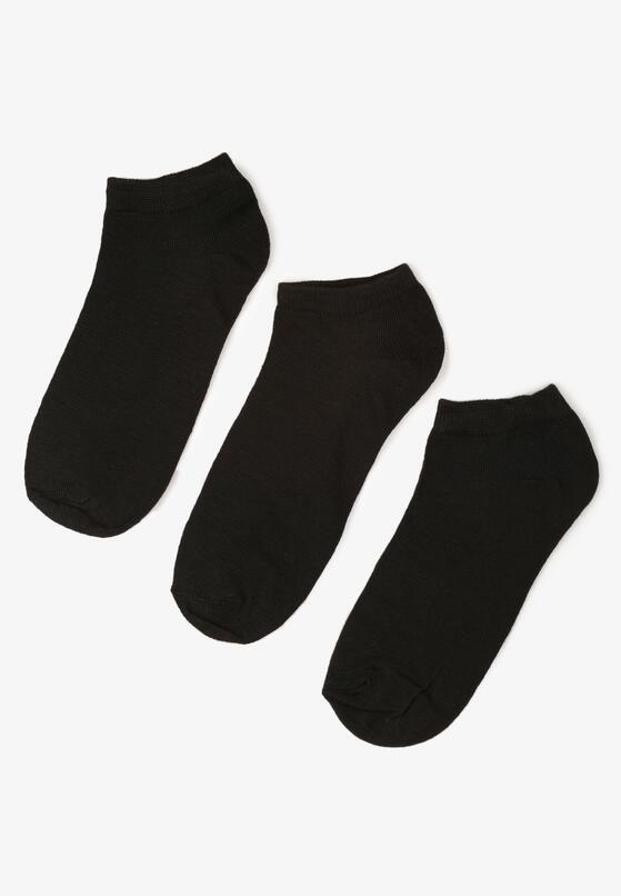 Czarne Bawełniane Skarpety 3 Pack Lyenna 1