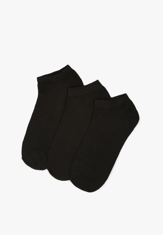 Czarne Bawełniane Skarpety 3 Pack Lyenna 2