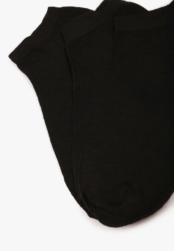 Czarne Bawełniane Skarpety 3 Pack Lyenna 3