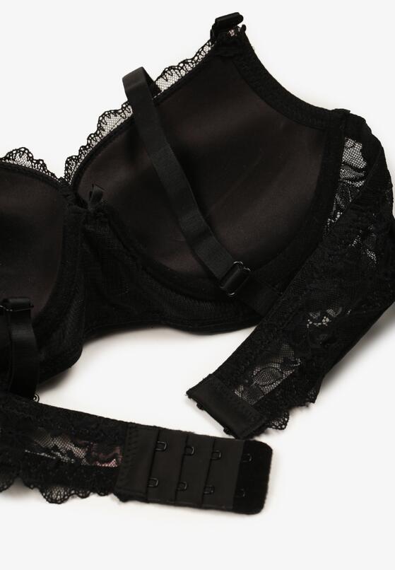 Sutien Negru cu roz 6