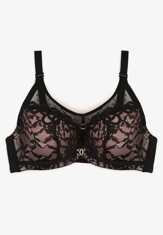 Sutien Negru cu roz 5