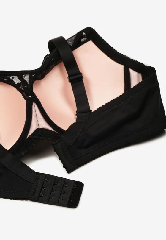 Sutien Negru cu roz 6