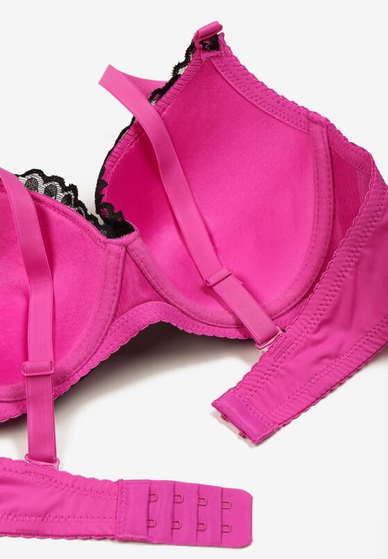 Sutien Negru cu fucsia 6