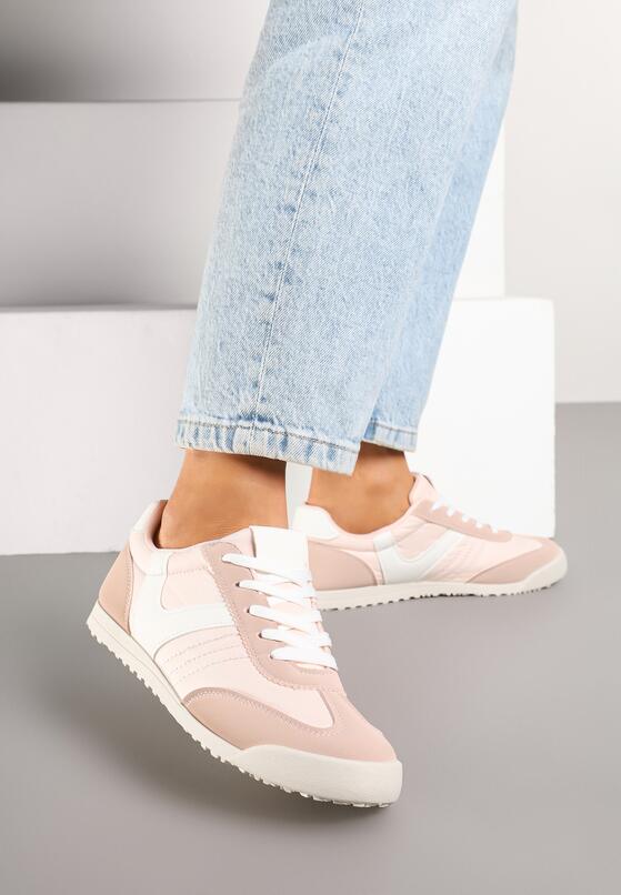 Różowe Sneakersy w Stylu Kultowych Tenisówek Felandris 1