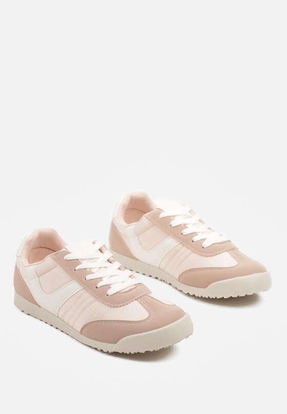 Różowe Sneakersy w Stylu Kultowych Tenisówek Felandris 5