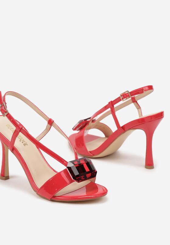 Pantofi stiletto Roșii 6
