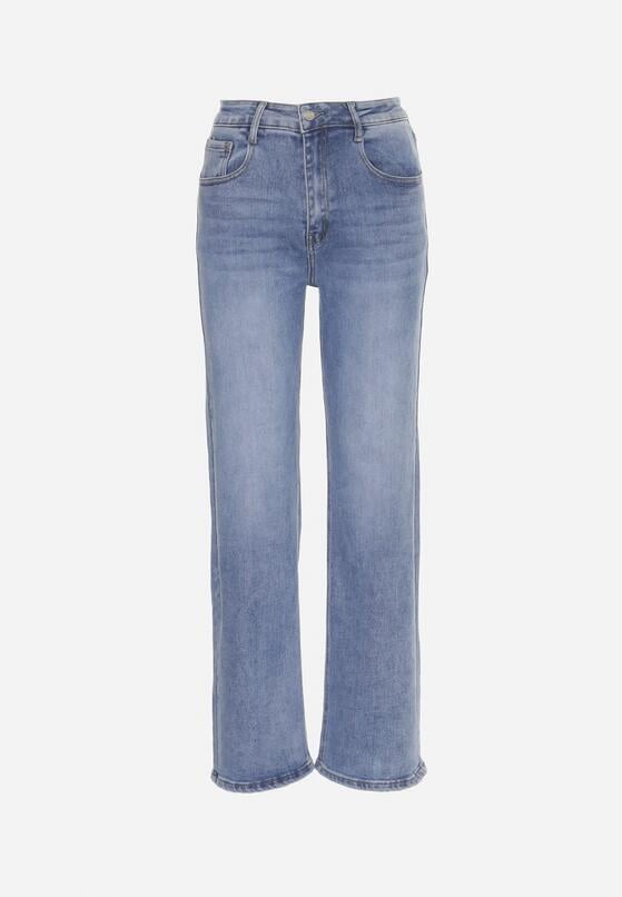 Niebieskie Jeansy o Szerokim Kroju z Regularnym Stanem Ravionis 6