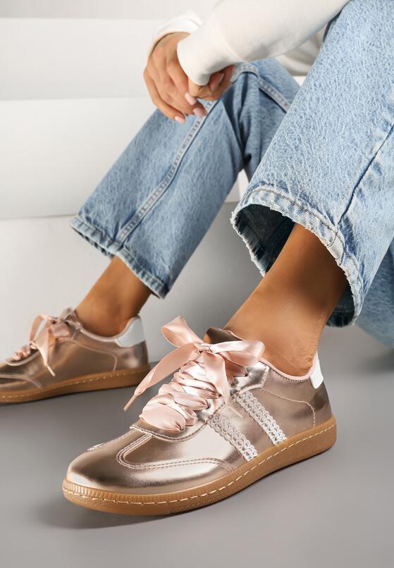Sneakers Culoarea șampaniei 1