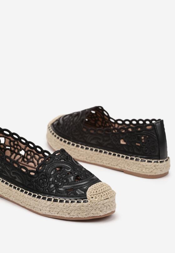 Fekete Espadrilles 6