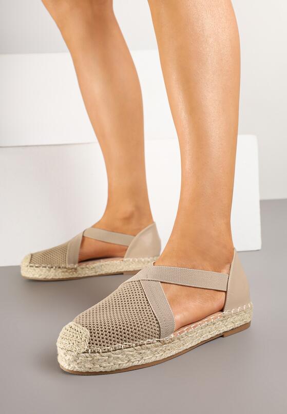 Sötét bézs Espadrilles 2