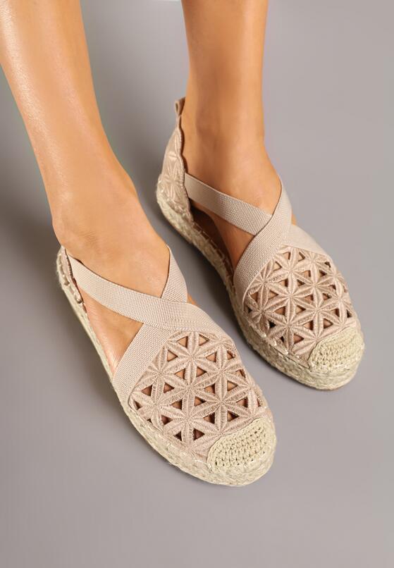 Sötét bézs bézs Espadrilles 3
