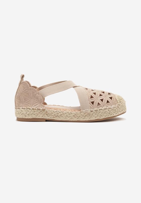 Sötét bézs bézs Espadrilles 4