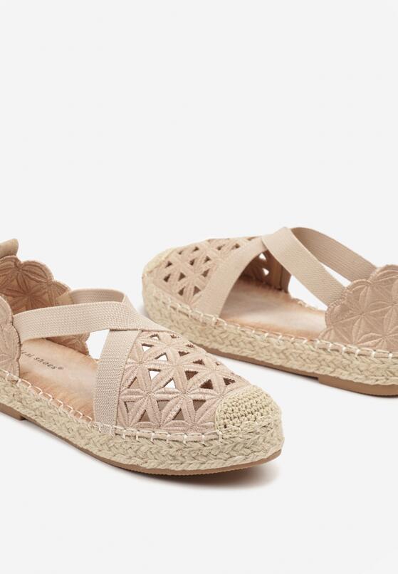Sötét bézs bézs Espadrilles 6