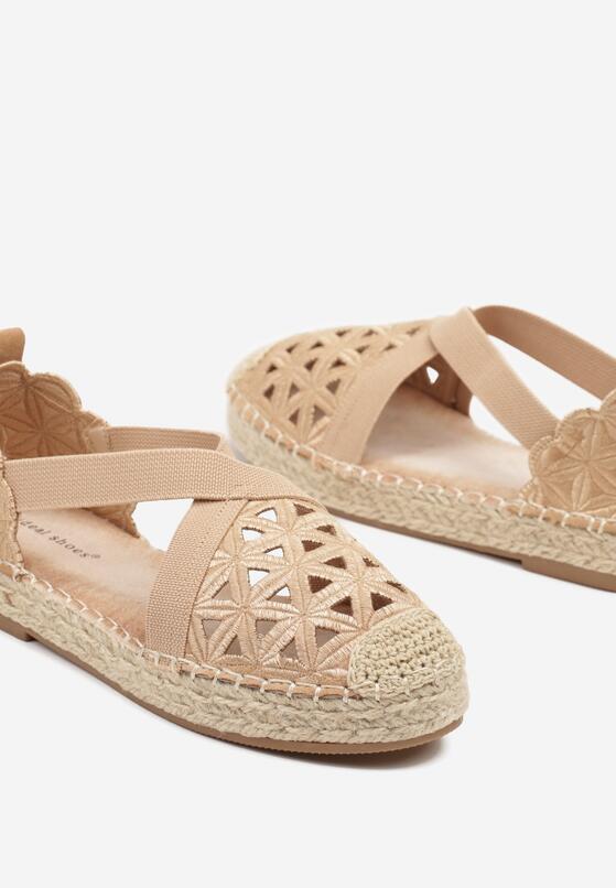Barna bézs Espadrilles 6
