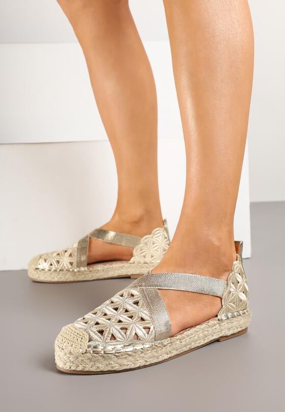 Arany bézs Espadrilles 1