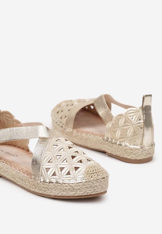 Arany bézs Espadrilles 6