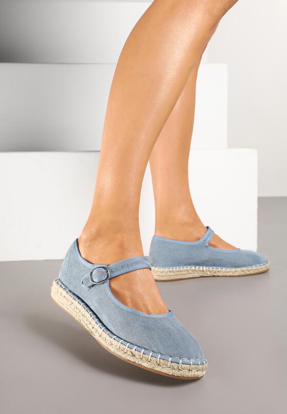 Kék bézs Espadrilles 2