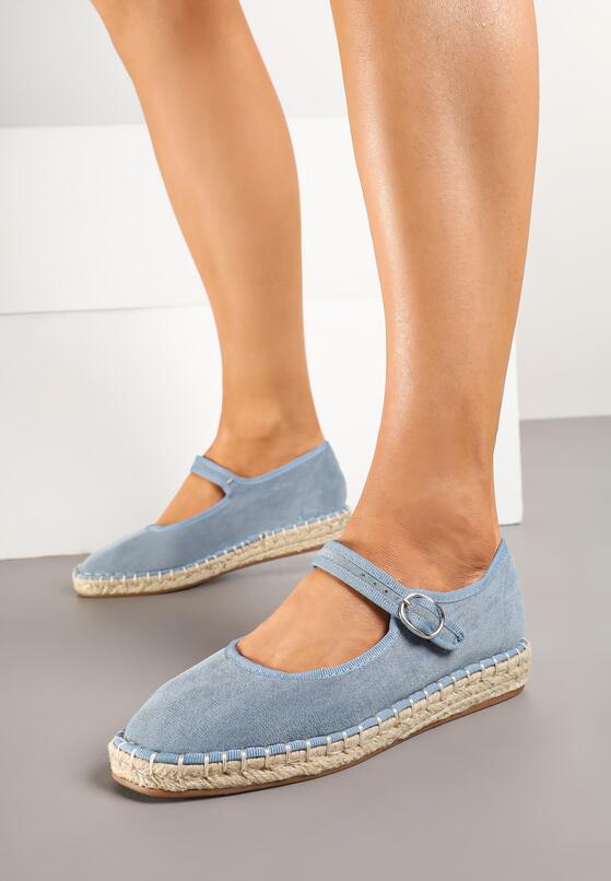 Kék bézs Espadrilles 1