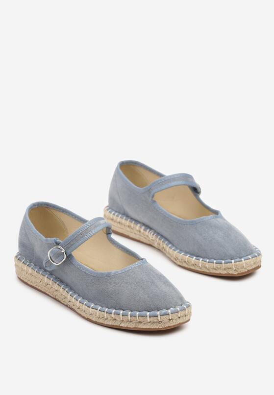 Kék bézs Espadrilles 5