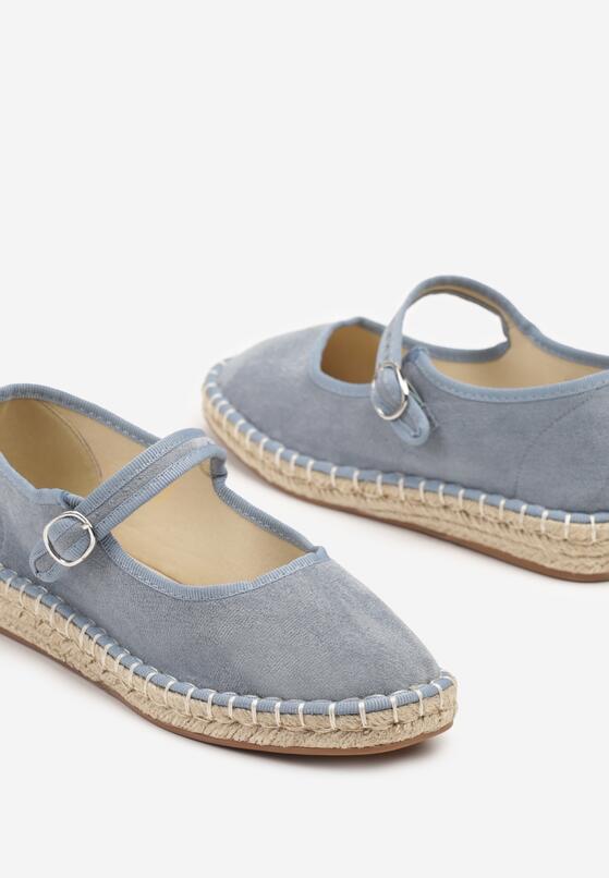 Kék bézs Espadrilles 6