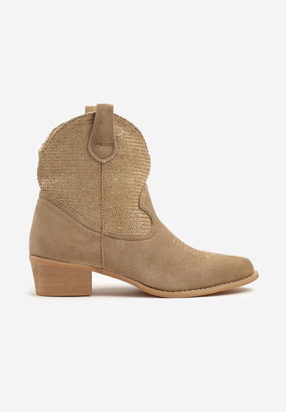 Botine Bej închis 4