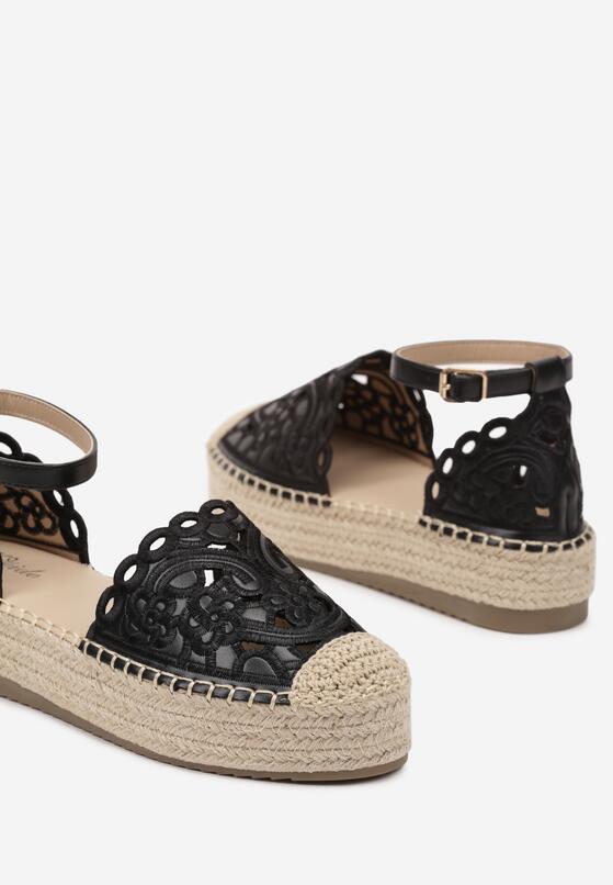 Fekete Espadrilles 6