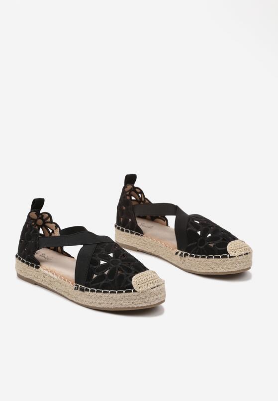 Fekete Espadrilles 5