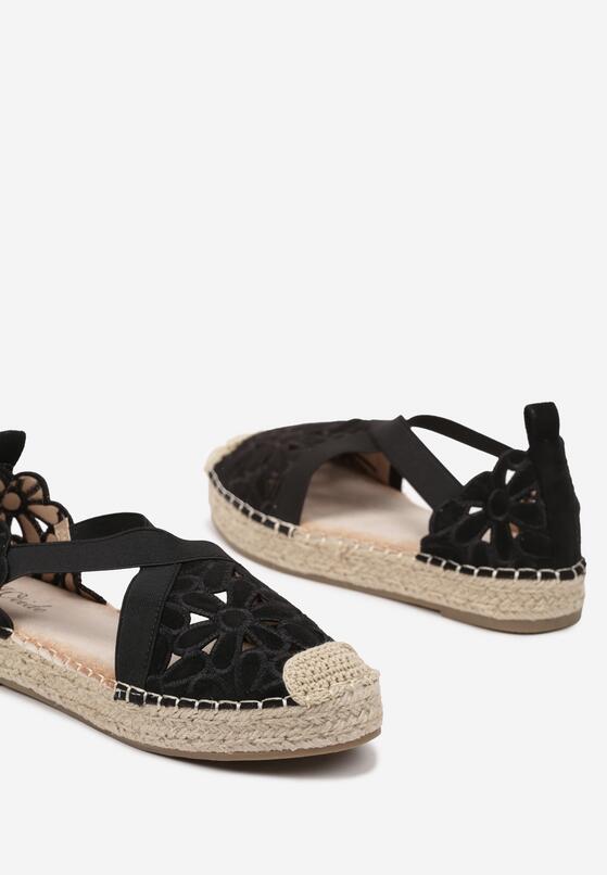 Fekete Espadrilles 6