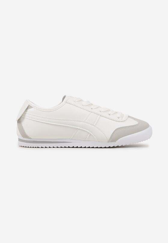 Białe Sneakersy w Stylu Klasycznych Tenisówek Dellasia 4