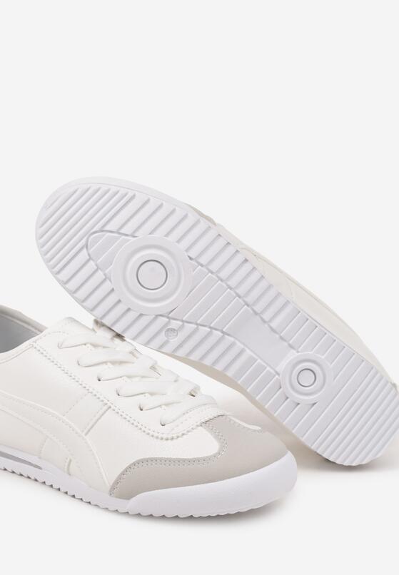 Białe Sneakersy w Stylu Klasycznych Tenisówek Dellasia 6