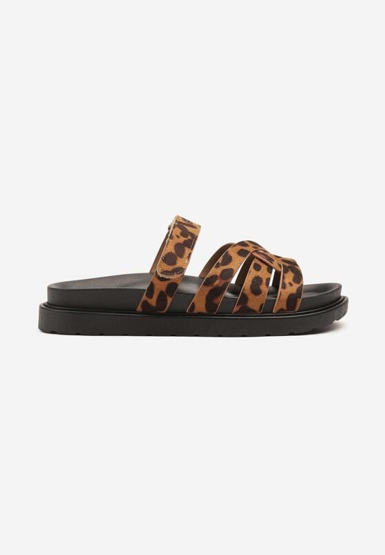 Papuci Imprimeu leopard 4