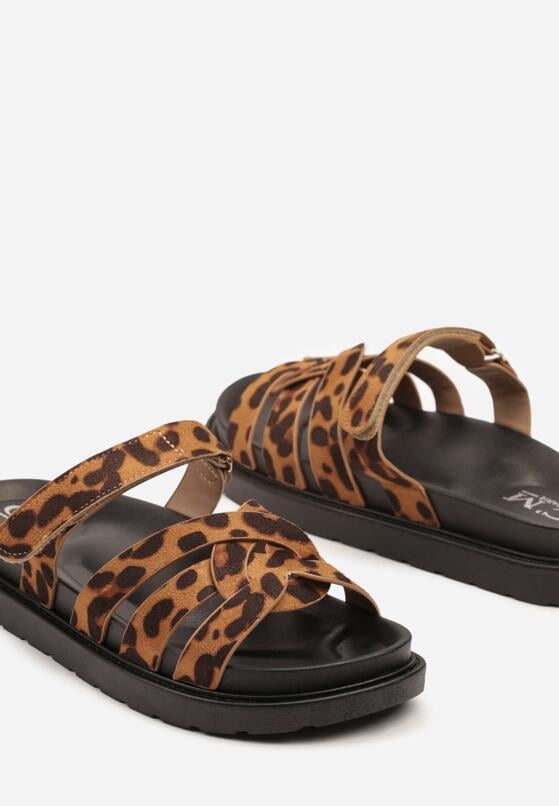 Papuci Imprimeu leopard 6