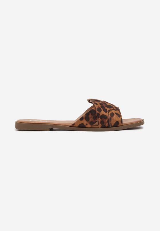 Papuci Imprimeu leopard 4