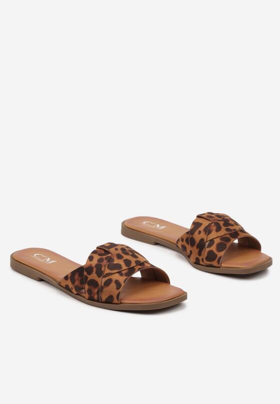 Papuci Imprimeu leopard 5
