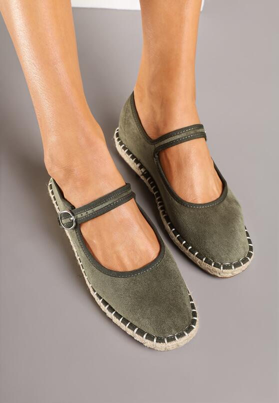 Zöld bézs Espadrilles 3