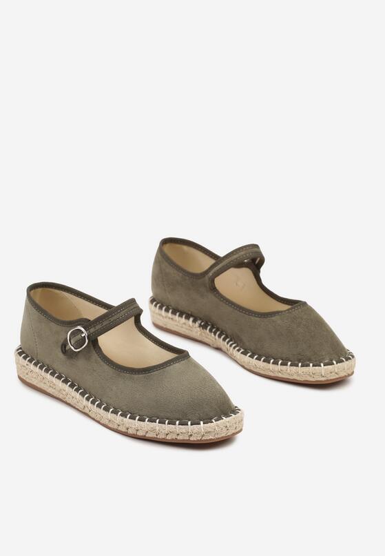 Zöld bézs Espadrilles 5