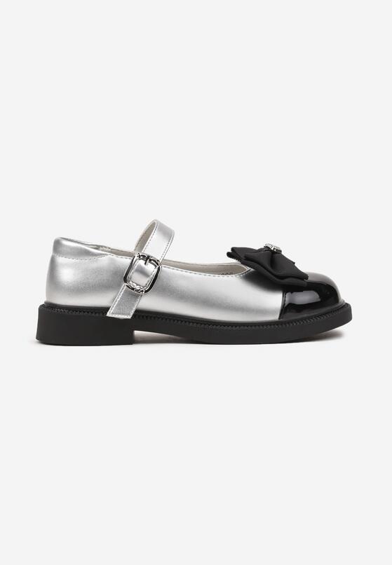 Pantofi casual Negru cu argintiu 1
