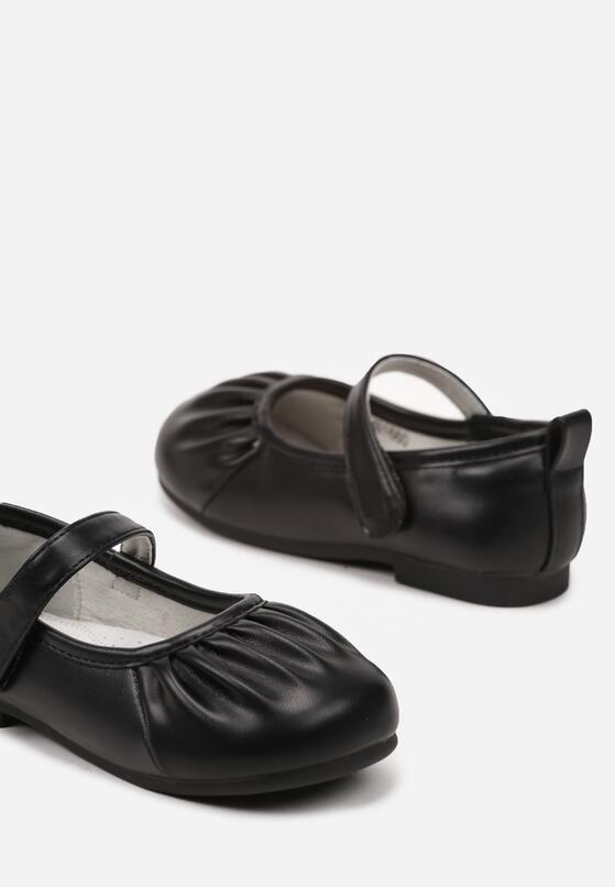 Fekete Balerina lapossarkú cipő 3