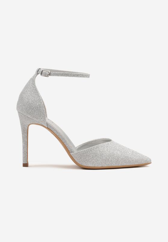 Pantofi stiletto Argintii 4