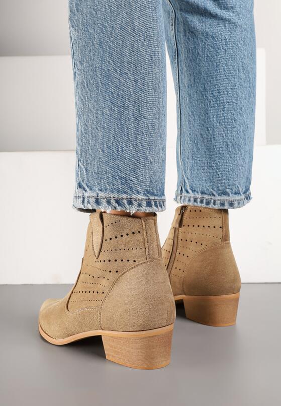 Botine Bej închis 3