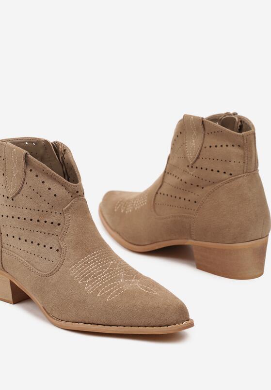 Botine Bej închis 6