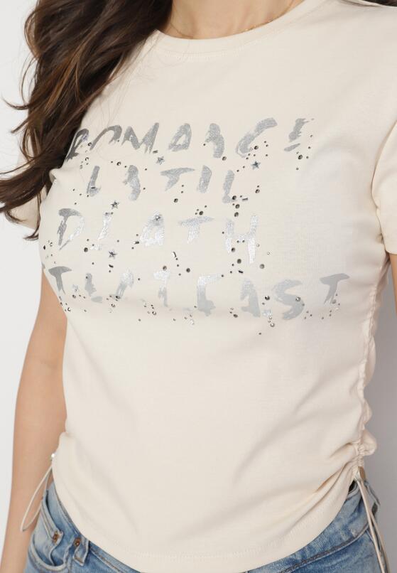 T-shirt Bej deschis 5