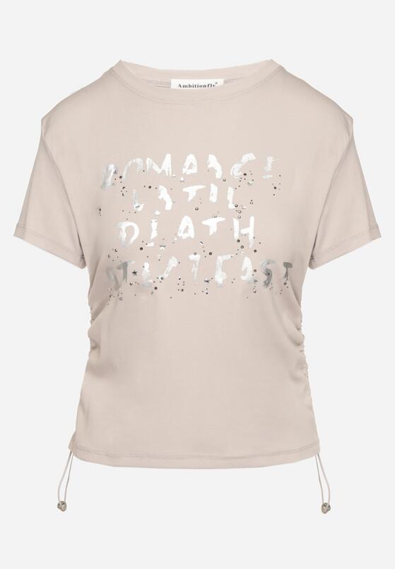 T-shirt Bej închis 6