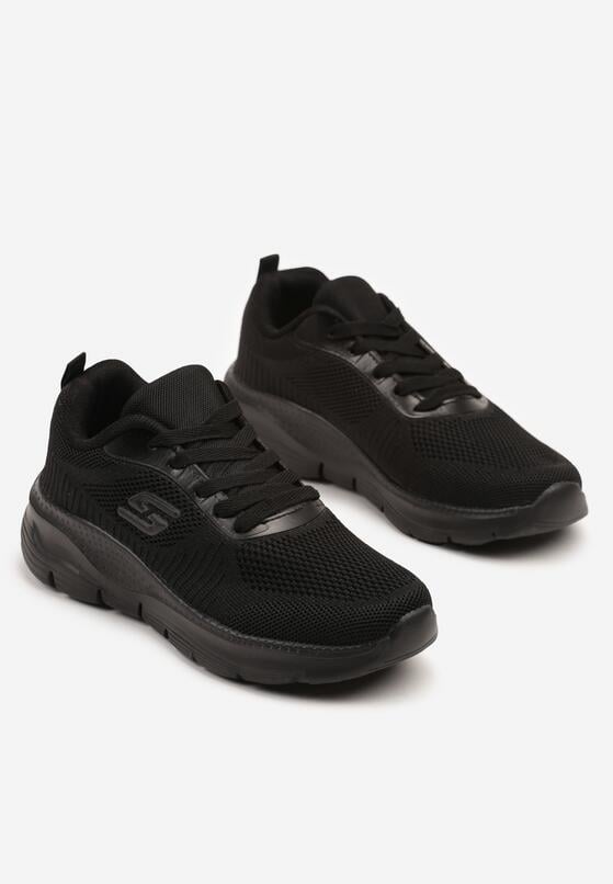 Czarne Buty Sportowe Sneakersy z Siateczki na Piankowej Podeszwie Danalisa 5