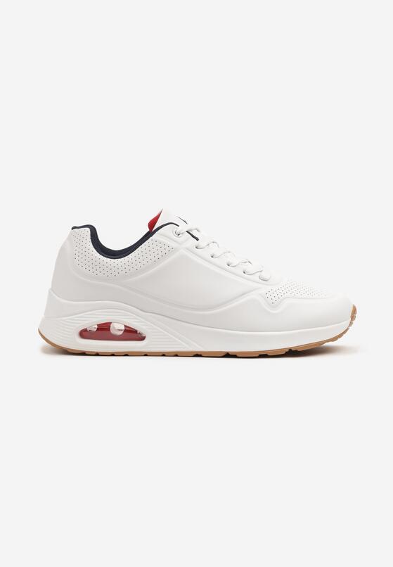Pantofi sport Alb cu bleumarin 1