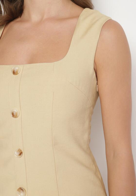 Rochie Galben deschis 5