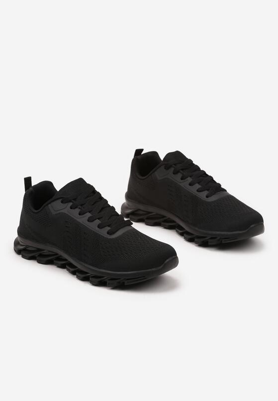 Czarne Buty Sportowe Sneakersy z Motywem Ombre Lorami 2